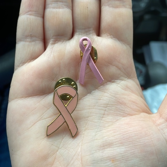 Two Breast Cancer Awareness Pins - Picture 2 of 4